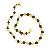 Baby Drop Amber Teeth Necklace
